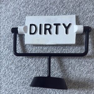 Hearth & Hand with Magnolia Reversible Sign (Clean/Dirty)